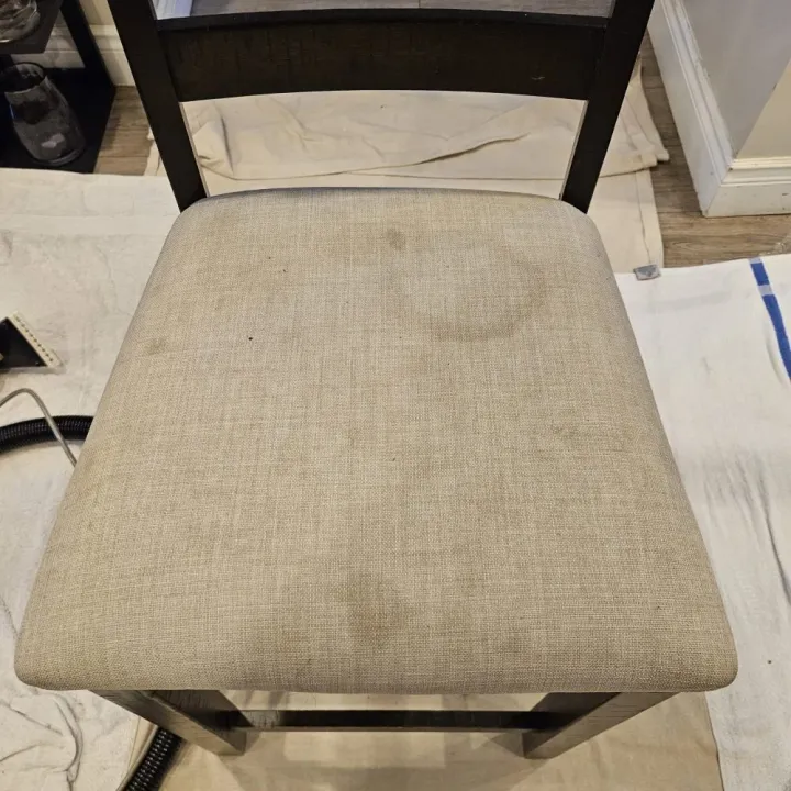 Before professional Dining Chair Cleaning Toronto