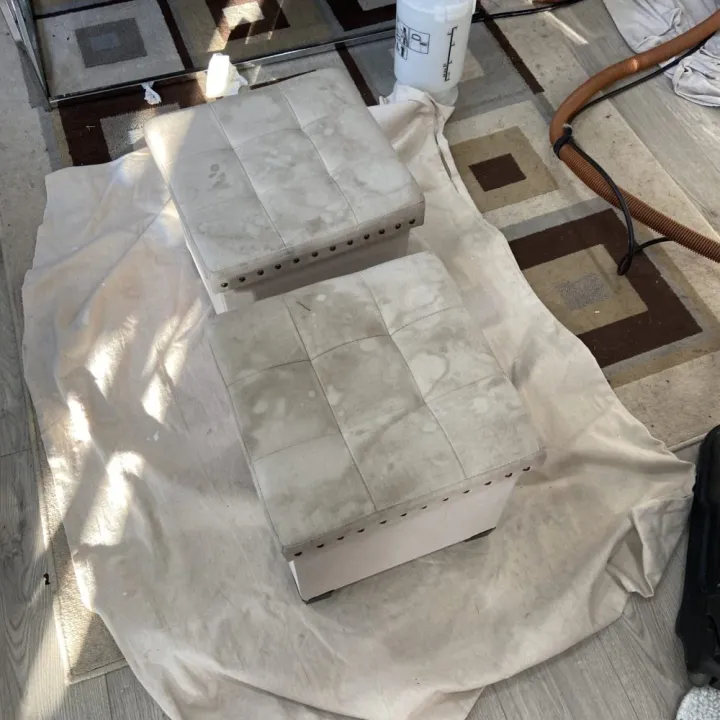 Before professional Ottoman Cleaning Toronto
